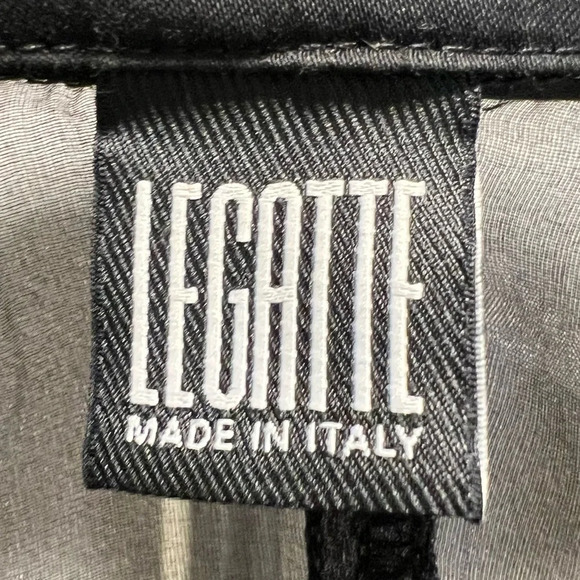 Legatte Vintage Sheer Black Embroidered Long Line Vest. Size 10. - Picture 3 of 16